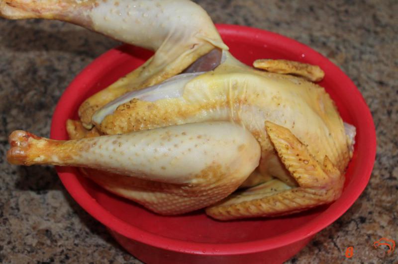 Фото приготовление рецепта: Курица с яблоками в медово - горчичном соусе шаг №1