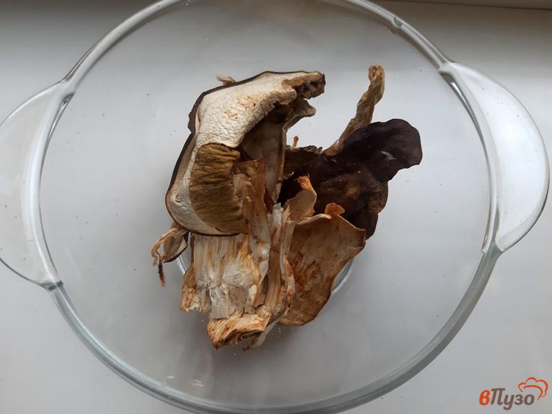 Фото приготовление рецепта: Суп из сушеных белых грибов в мультиварке шаг №1