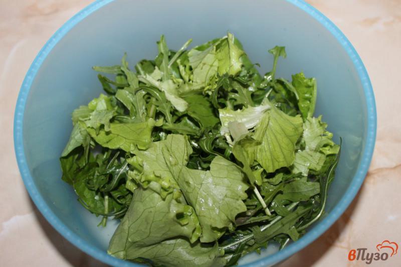 Фото приготовление рецепта: Зеленый диетический салат шаг №1