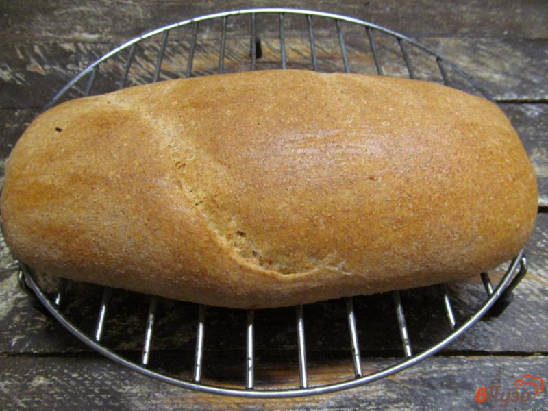 Фото приготовление рецепта: Хлеб цельнозерновой с розмарином и оливковым маслом шаг №9