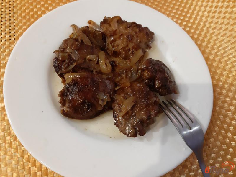 Фото приготовление рецепта: Печень говяжья в соевом соусе шаг №5