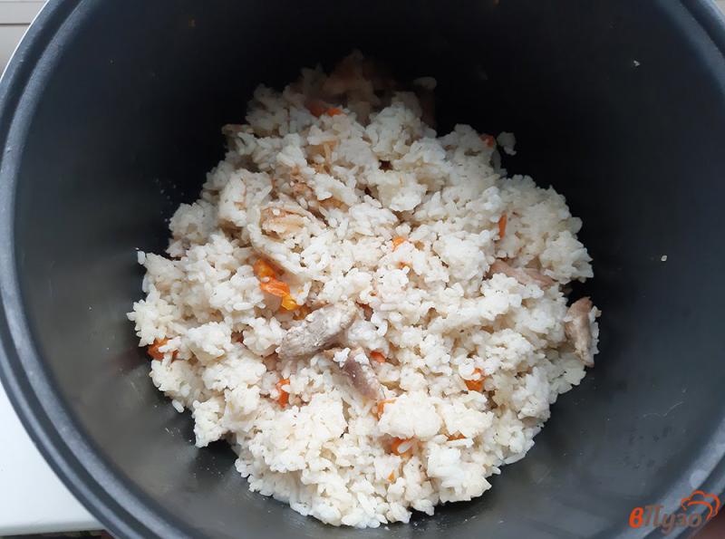Фото приготовление рецепта: Рис со свининой шаг №8