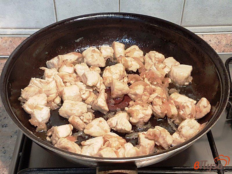 Фото приготовление рецепта: Курица с карри шаг №5