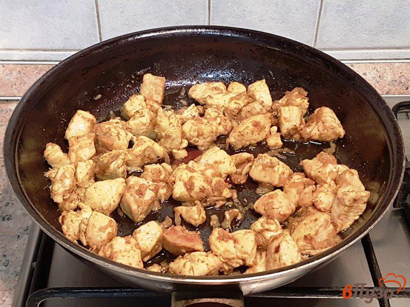 Фото приготовление рецепта: Курица с карри шаг №6