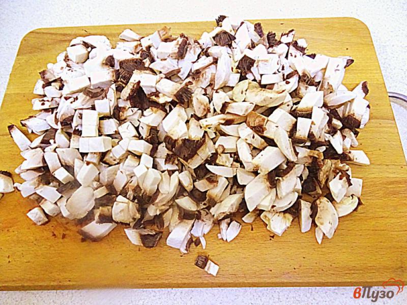 Фото приготовление рецепта: Макароны с грибами шаг №2