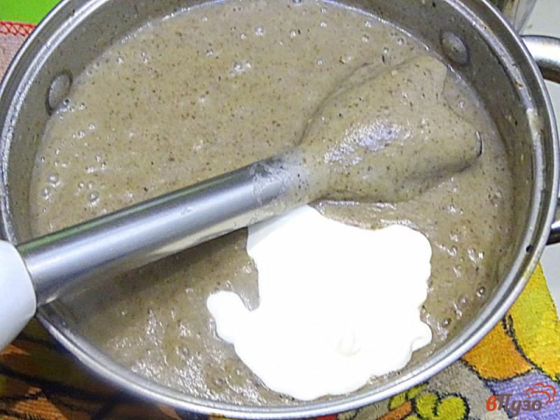 Фото приготовление рецепта: Суп пюре с грибами шаг №8