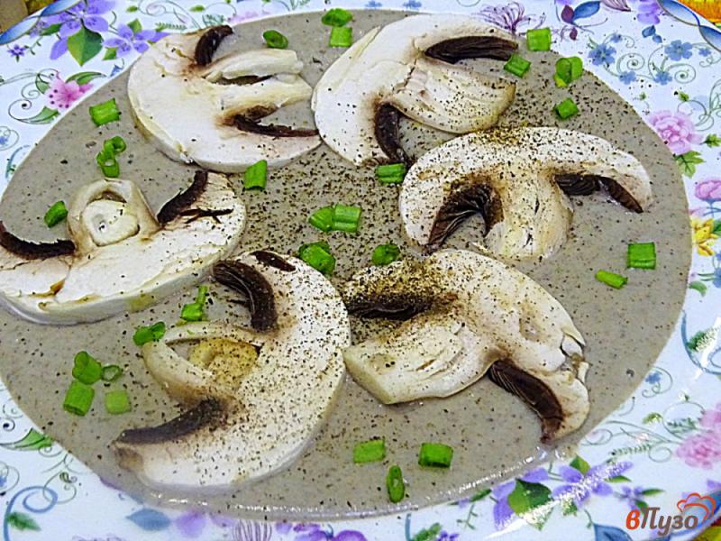 Фото приготовление рецепта: Суп пюре с грибами шаг №9