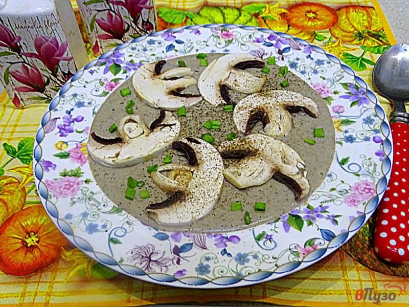 Фото приготовление рецепта: Суп пюре с грибами шаг №10