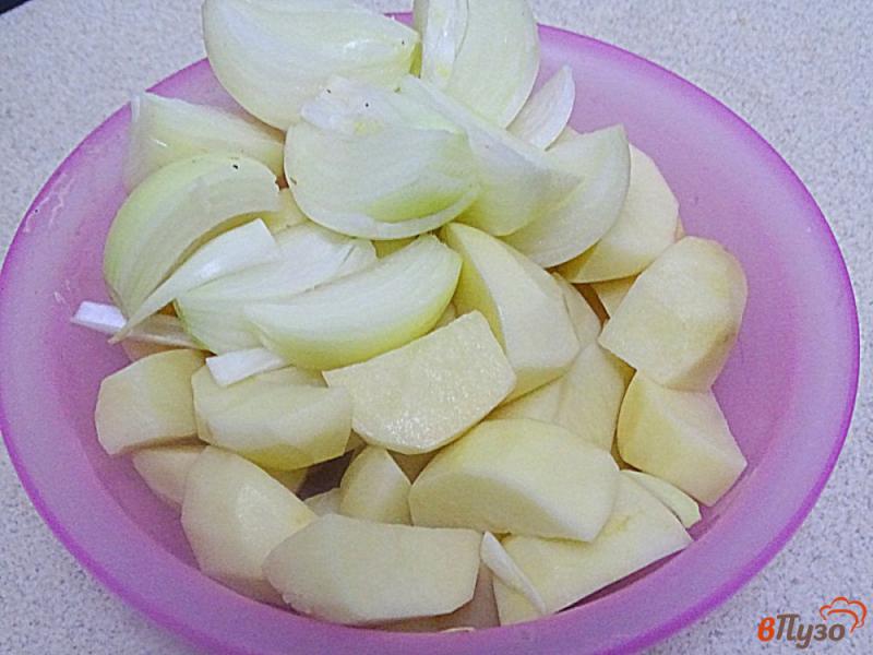 Фото приготовление рецепта: Колбаса картофельная шаг №4