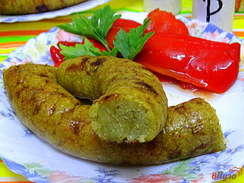 Фото приготовление рецепта: Колбаса картофельная шаг №13