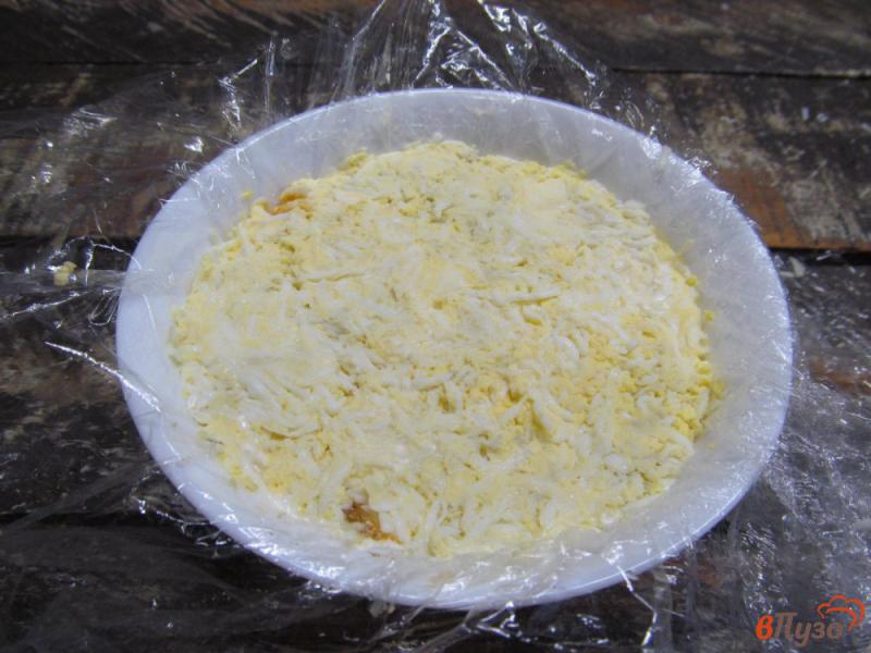 Фото приготовление рецепта: Мандариновый салат с сыром шаг №10