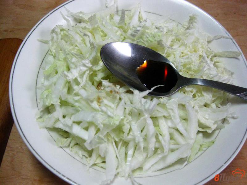 Фото приготовление рецепта: Салат из капусты с брынзой шаг №2