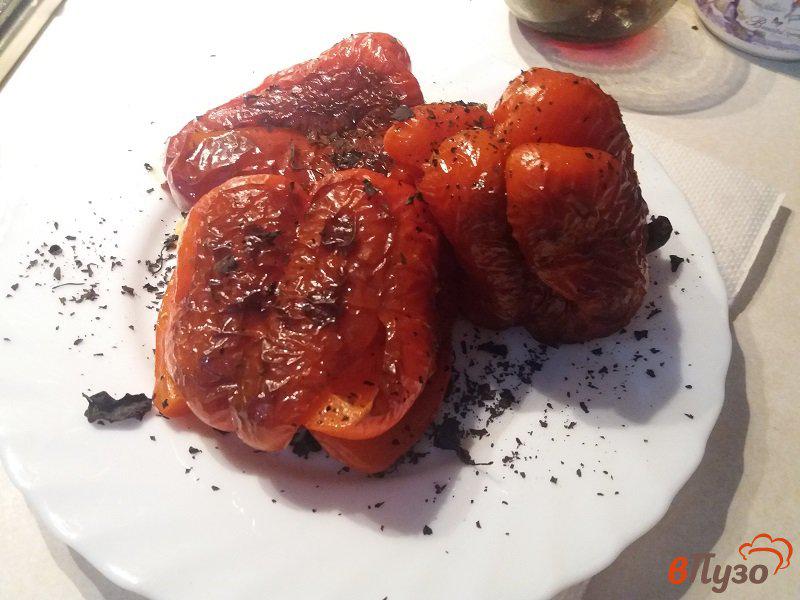 Фото приготовление рецепта: Жаренный болгарский перец от Тамары шаг №8