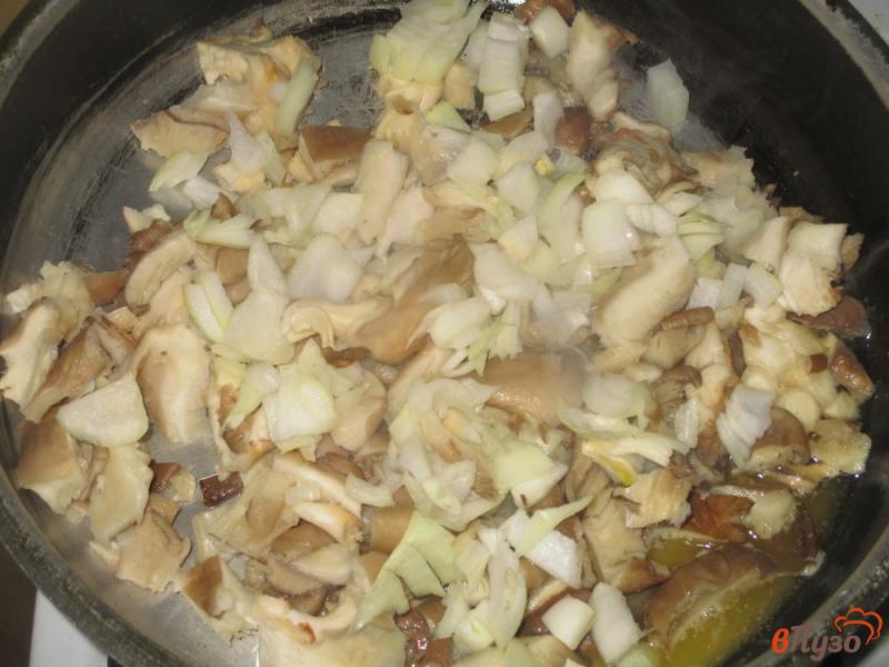 Фото приготовление рецепта: Жареные вешенки с луком на сковороде шаг №2