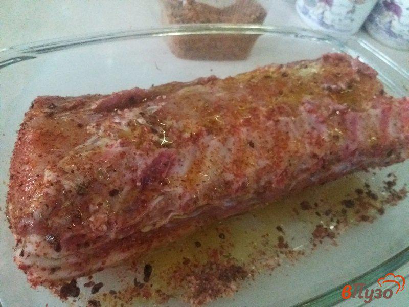Фото приготовление рецепта: Запеченная свиная корейка в грузинских специях шаг №3