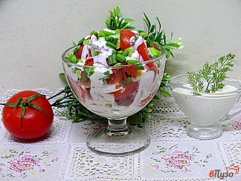 Фото приготовление рецепта: Заправка для салатов вместо майонеза шаг №9