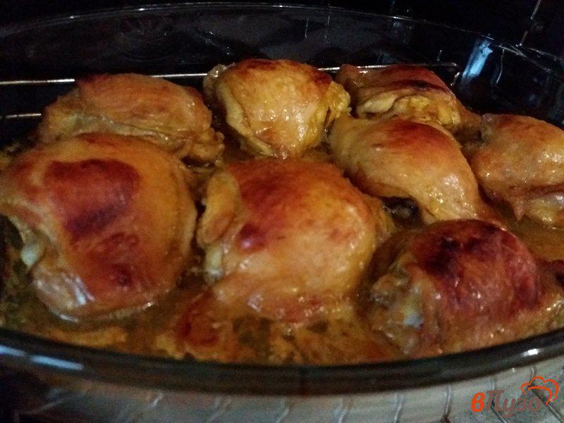 Фото приготовление рецепта: Куриные бедрышки в пряном маринаде шаг №6