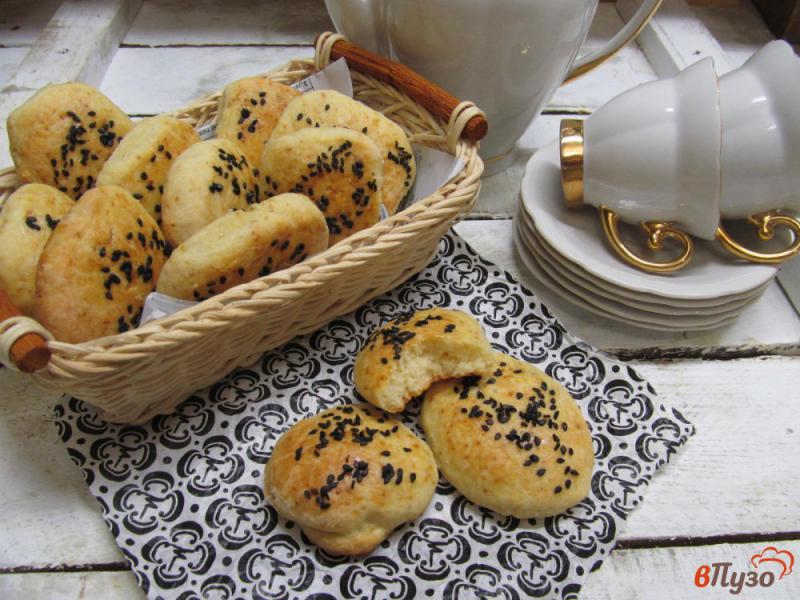 Фото приготовление рецепта: Соленое печенье с творогом шаг №9