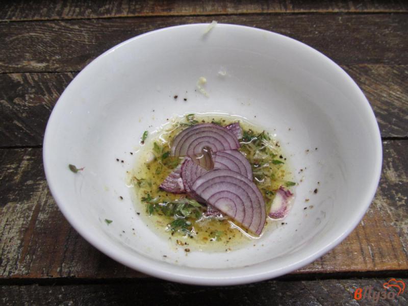 Фото приготовление рецепта: Средиземноморский салат с пастой орзо шаг №2