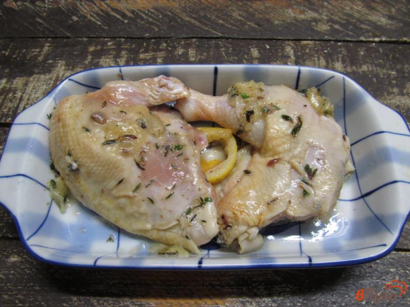Фото приготовление рецепта: Курица с лавандой и медом шаг №3