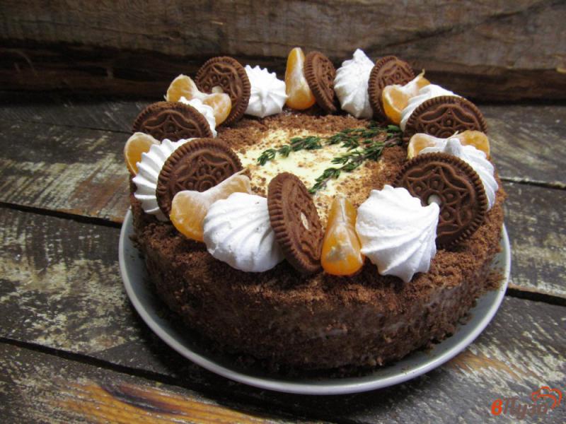 Фото приготовление рецепта: Торт с черносливом и орехами шаг №16