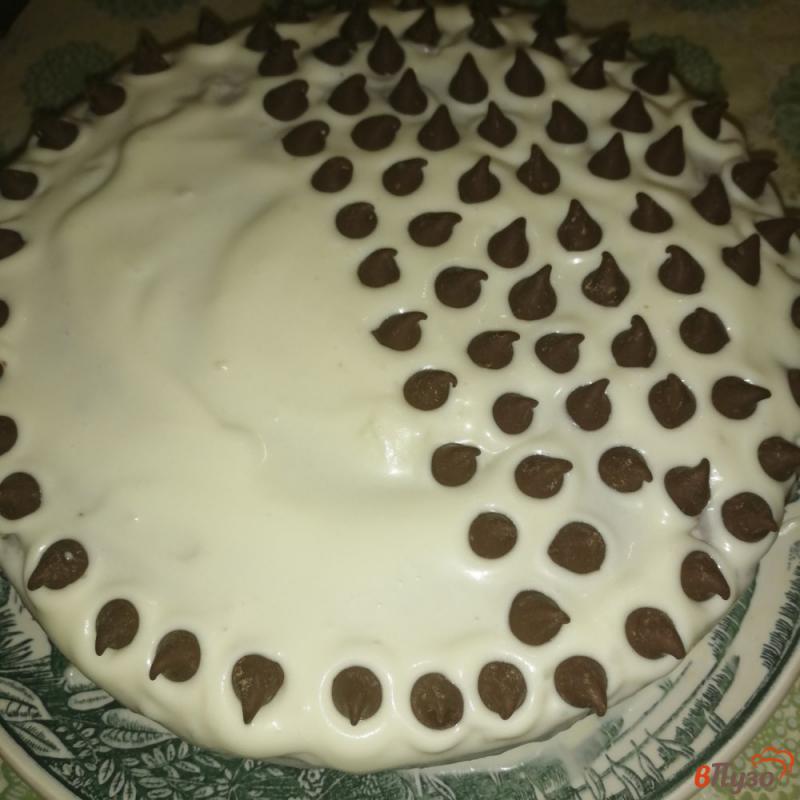 Фото приготовление рецепта: Шоколадный торт с бананами шаг №15