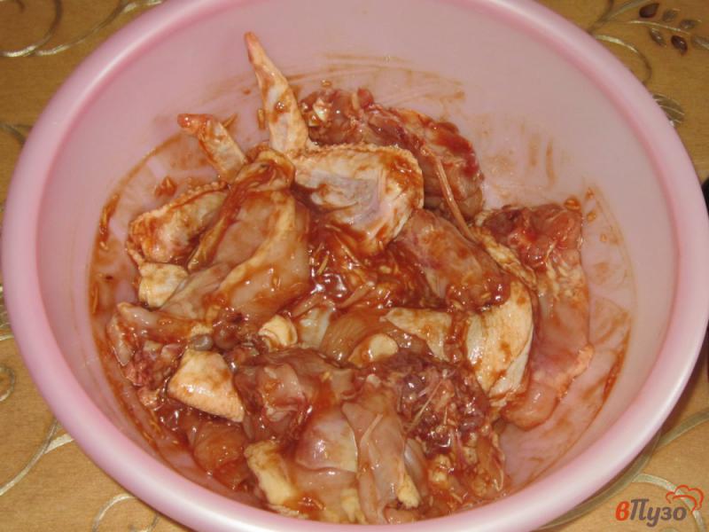 Фото приготовление рецепта: Курица запеченная на шпажках в духовке шаг №3