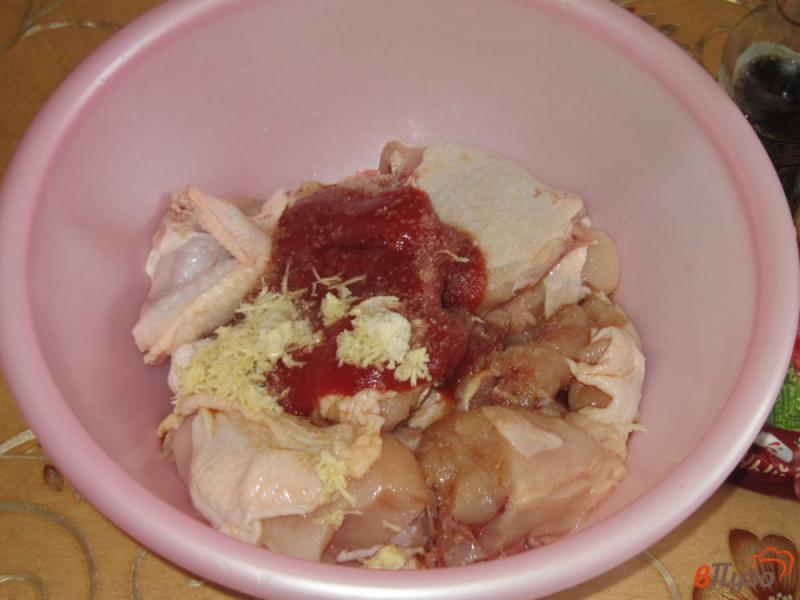 Фото приготовление рецепта: Курица запеченная на шпажках в духовке шаг №2