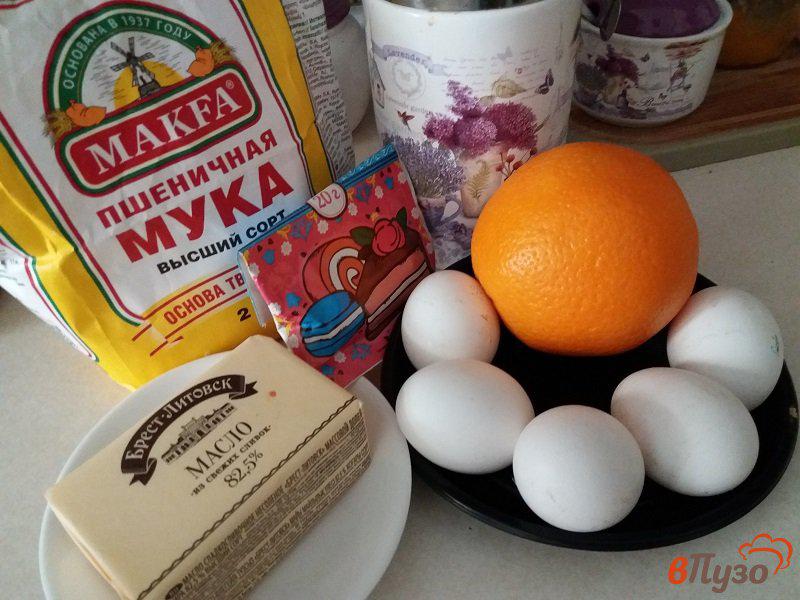 Фото приготовление рецепта: Кексы с апельсиновой цедрой шаг №1