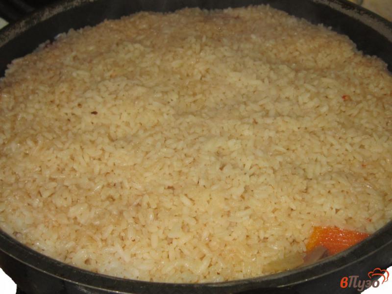 Фото приготовление рецепта: Рис с утиными потрохами шаг №6