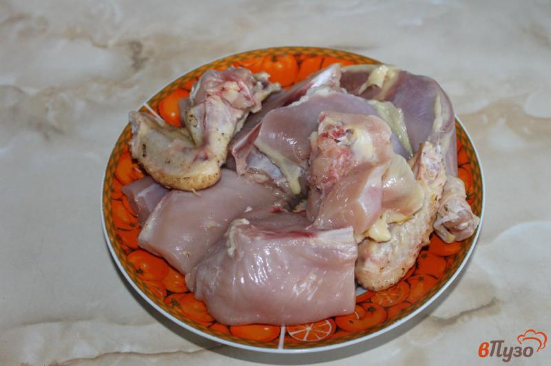 Фото приготовление рецепта: Куриное мясо с овощами на пару в мультиварке шаг №1
