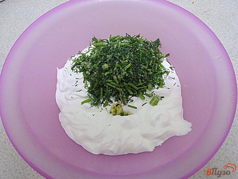 Фото приготовление рецепта: Печёночный торт диетический шаг №9