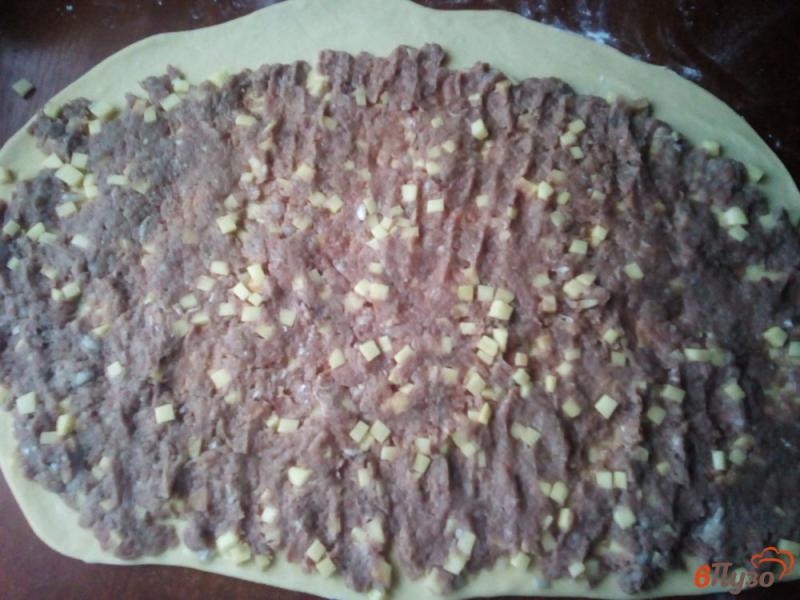 Фото приготовление рецепта: Мясные улитки с картофелем шаг №6