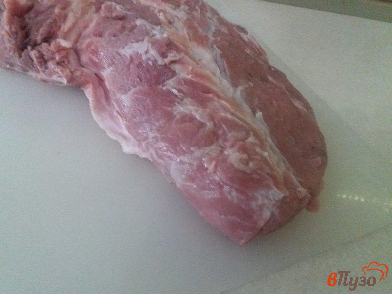 Фото приготовление рецепта: Отбивные из свинины в горчичном маринаде шаг №1