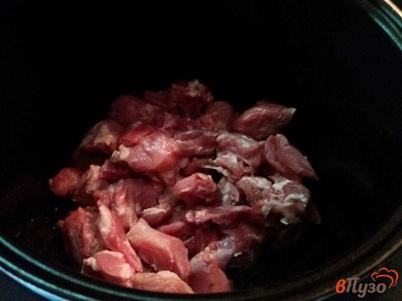 Фото приготовление рецепта: Плов из свинины в мультиварке шаг №2