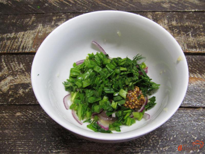 Фото приготовление рецепта: Картофельный салат с рыбой шаг №3