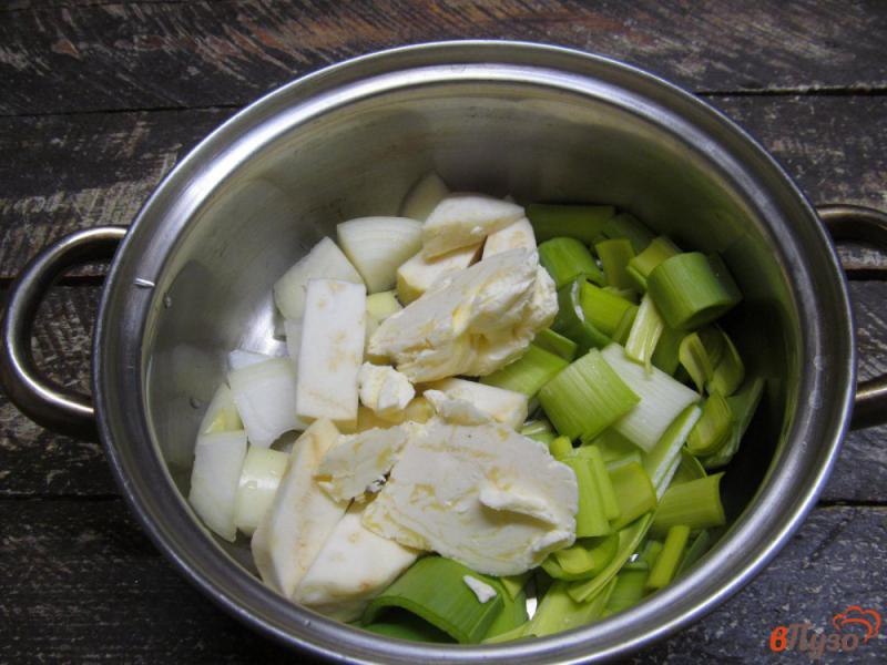 Фото приготовление рецепта: Картофельный суп - пюре с фасолью шаг №1