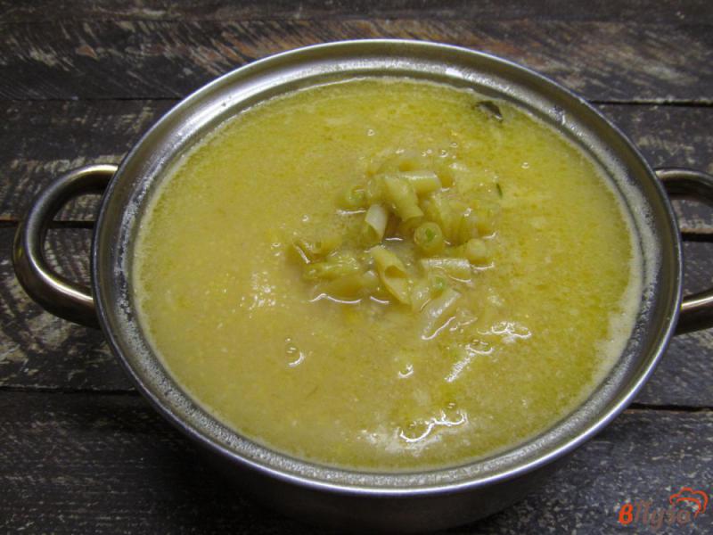 Фото приготовление рецепта: Картофельный суп - пюре с фасолью шаг №9