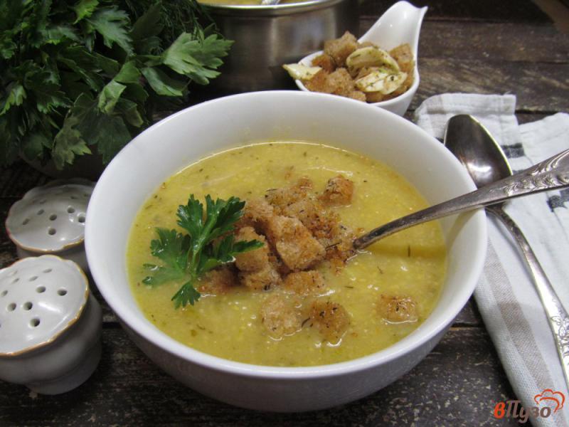 Фото приготовление рецепта: Картофельный суп - пюре с фасолью шаг №12