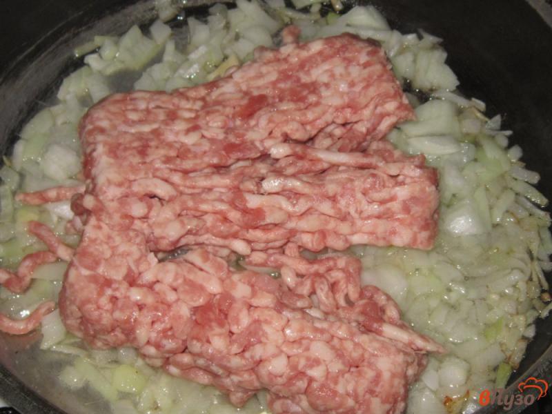 Фото приготовление рецепта: Картофельная запеканка с фаршем и помидорами шаг №2