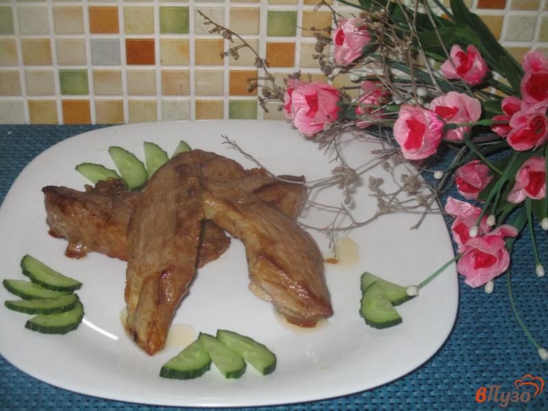 Фото приготовление рецепта: Шницель из свинины в соевом соусе шаг №4