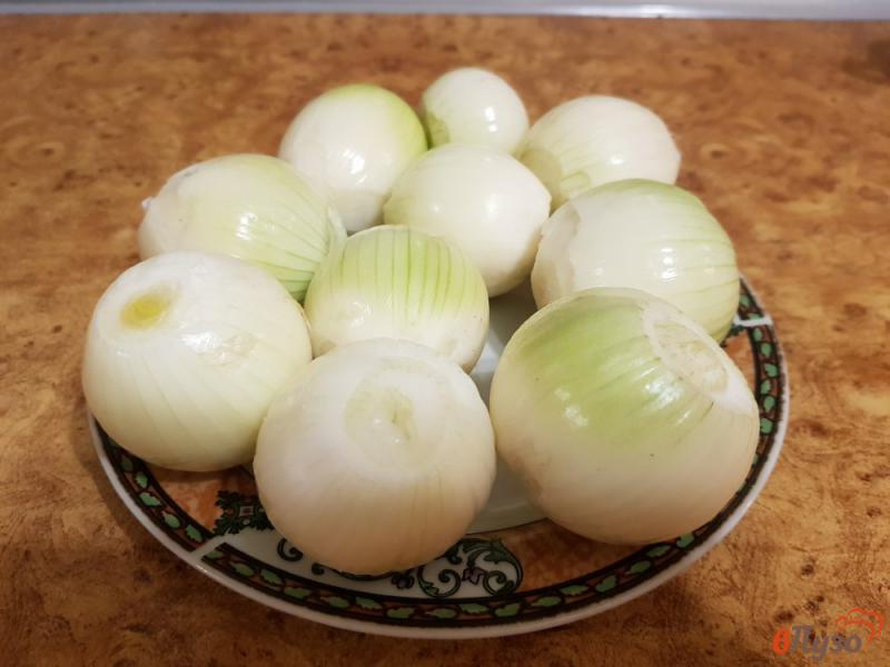 Фото приготовление рецепта: Салат из сушеных грибов и яиц шаг №9