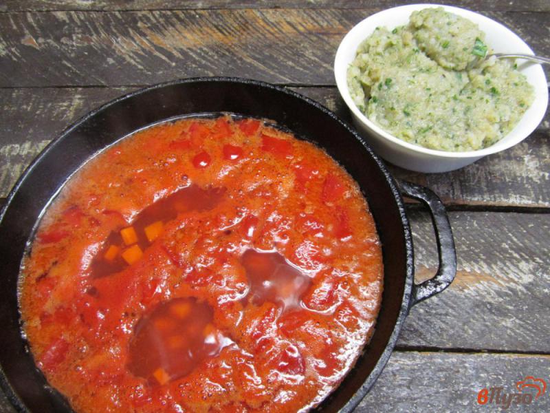Фото приготовление рецепта: Тефтели в томатном соусе с тыквой шаг №7