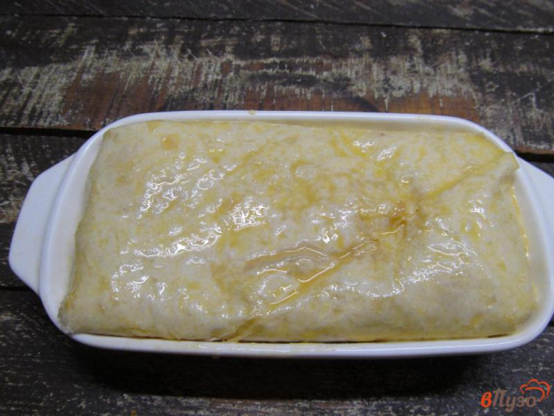Фото приготовление рецепта: Пирог из лаваша с апельсином шаг №7