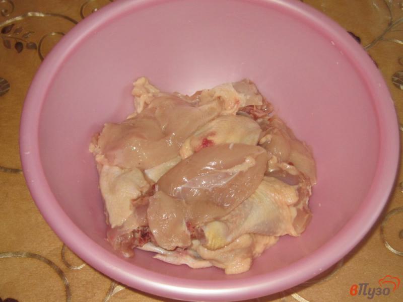Фото приготовление рецепта: Курица жареная на сковороде в маринаде шаг №1