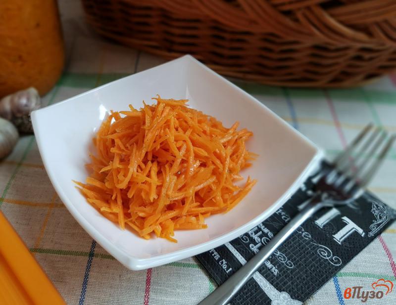Фото приготовление рецепта: Корейская морковь в домашних условиях шаг №6