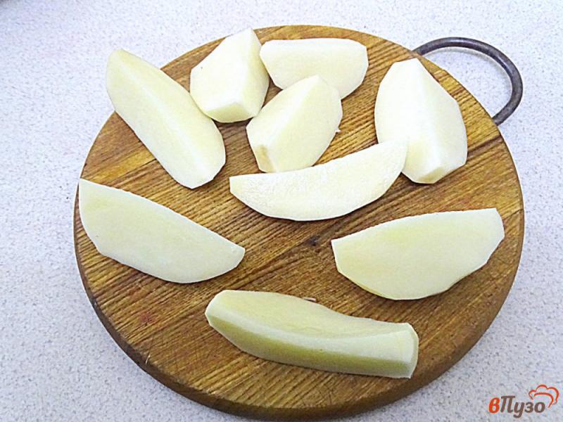 Фото приготовление рецепта: Свекольник с картофелем и сметаной шаг №2