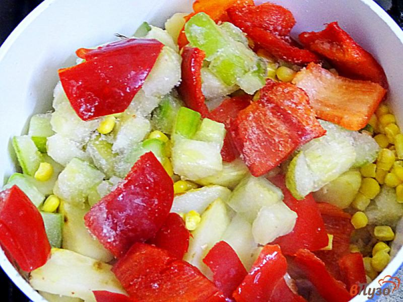 Фото приготовление рецепта: Рагу овощное с куриным филе. шаг №6