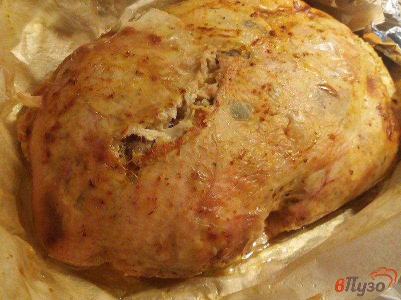 Фото приготовление рецепта: Фаршированная курица шаг №16