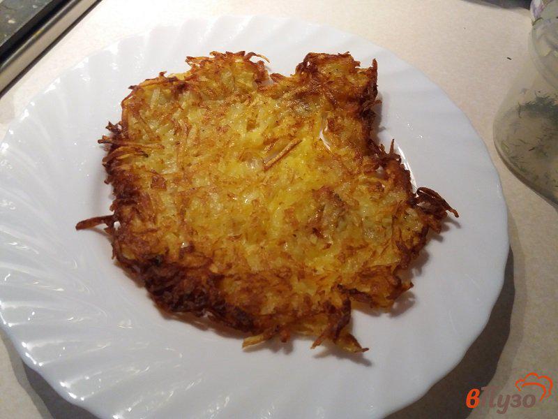 Фото приготовление рецепта: Блин-чипс из картофеля шаг №5